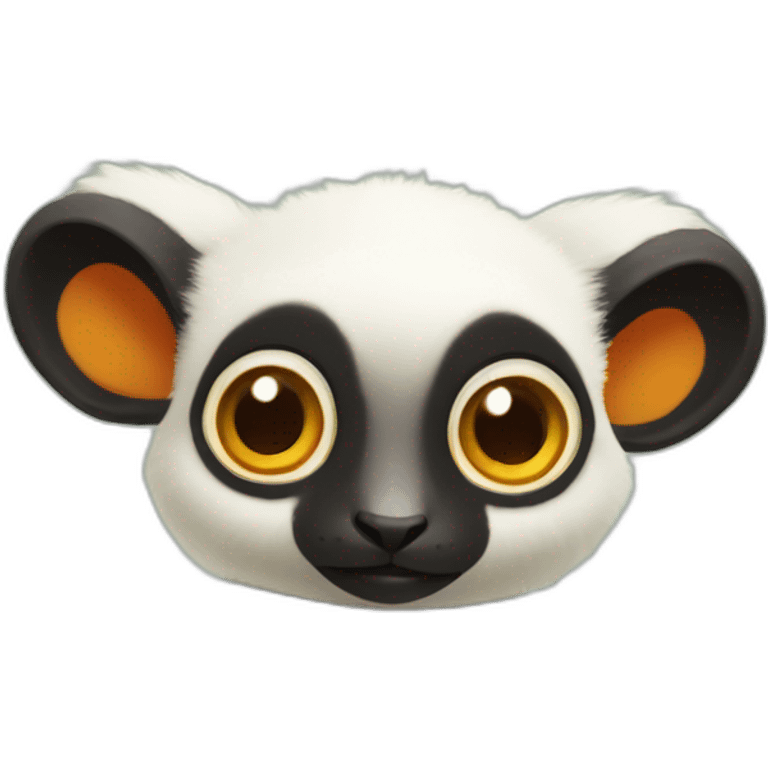 momo White lemur with long ears and big orange eyes from avatar the last airbender emoji