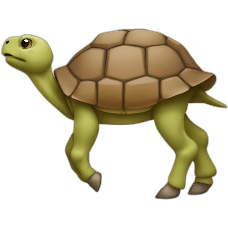 Une Tortue sur un chameau emoji