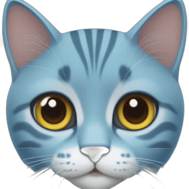 Blue russian cat emoji