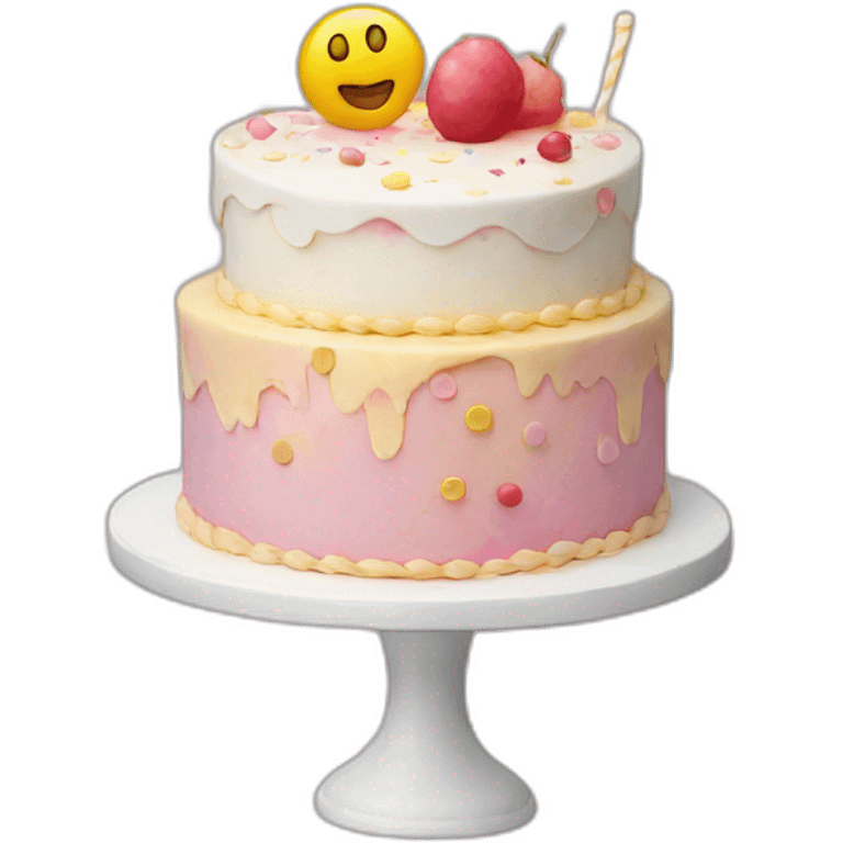 Happy birth cake  emoji