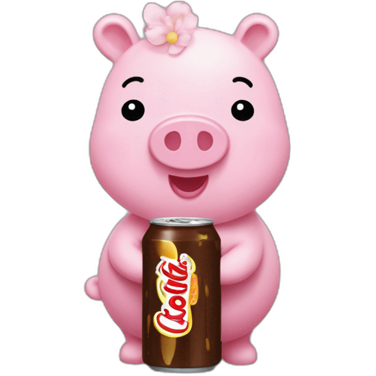 Pepa Pig con cola emoji