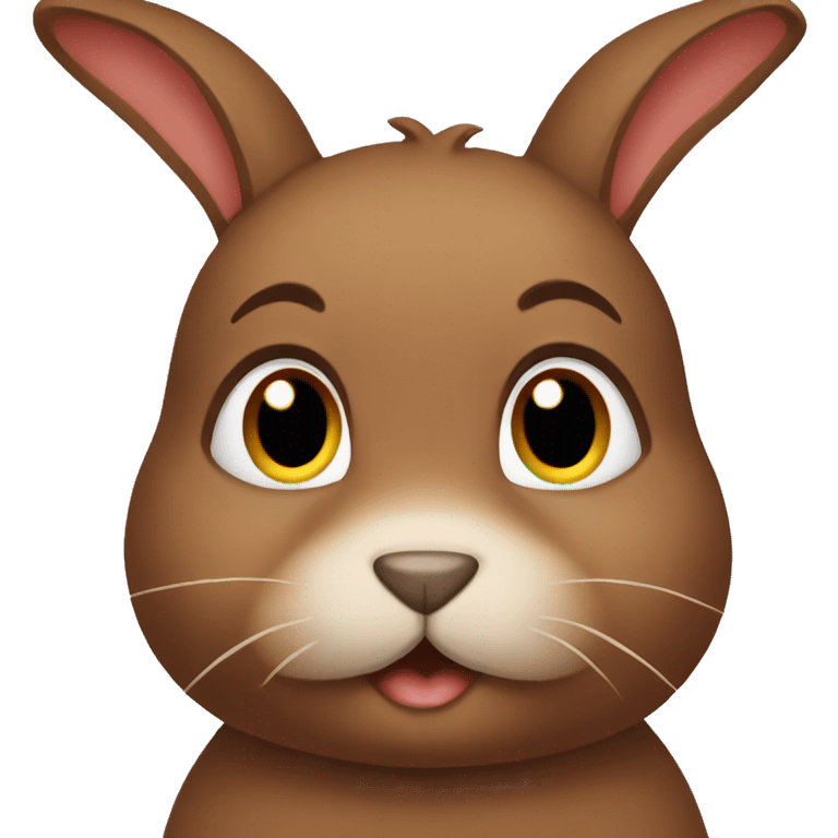 Brown bunny emoji