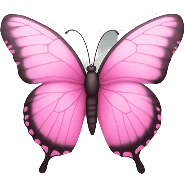 Pink butterfly  emoji