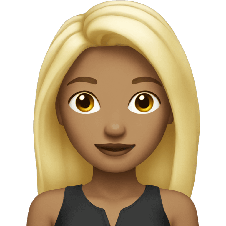 Jewelry blonde hair  emoji