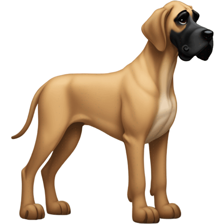 Fawn Great Dane emoji