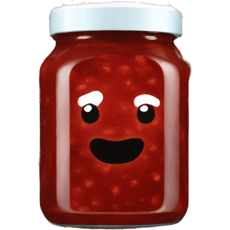 Strawberry jam spread emoji