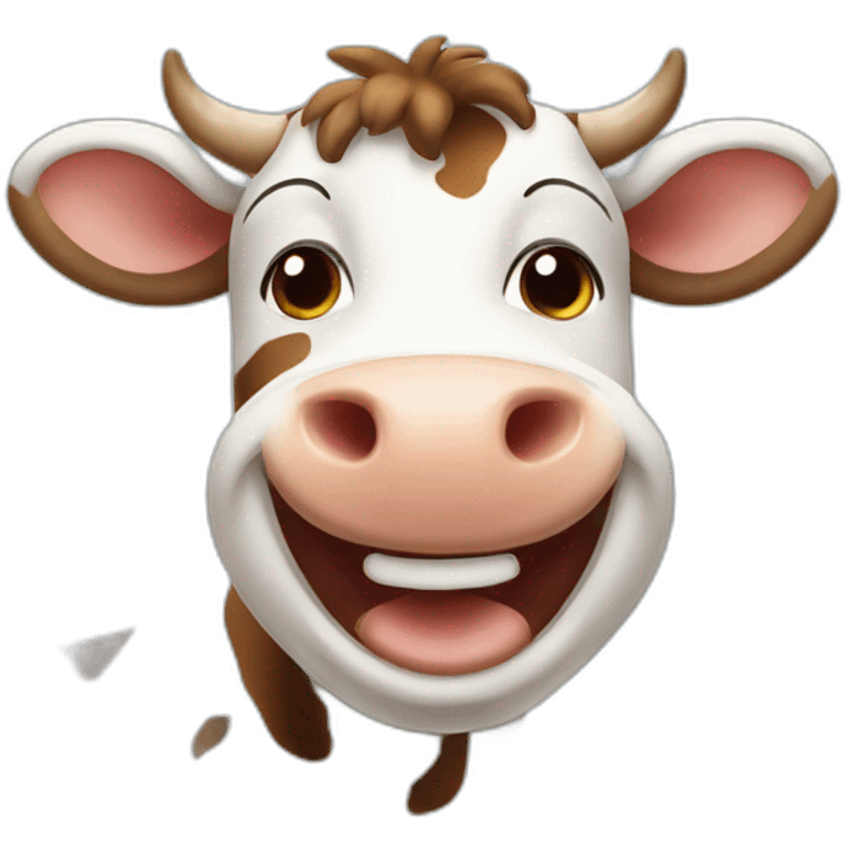 cow smiling emoji