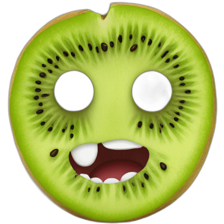 Emoji surprise kiwi emoji