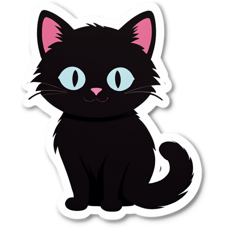 Black cat emoji