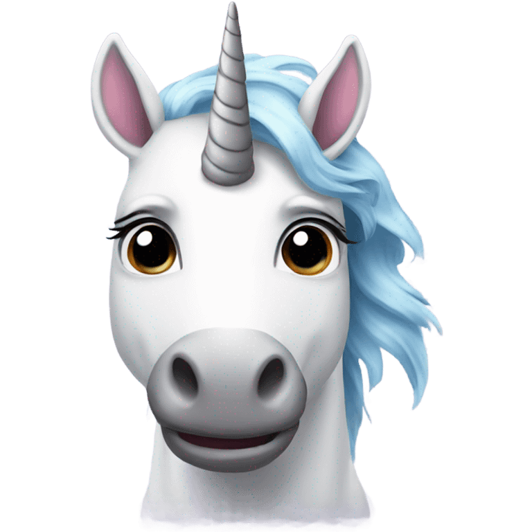 Talking unicorn emoji