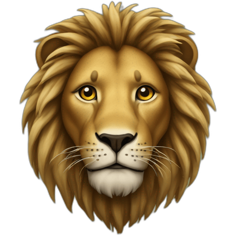 Lion rasta emoji