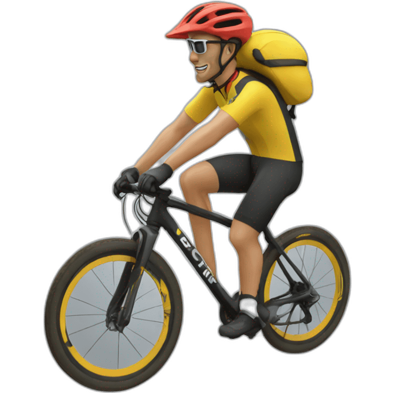 Ciclista mtb emoji