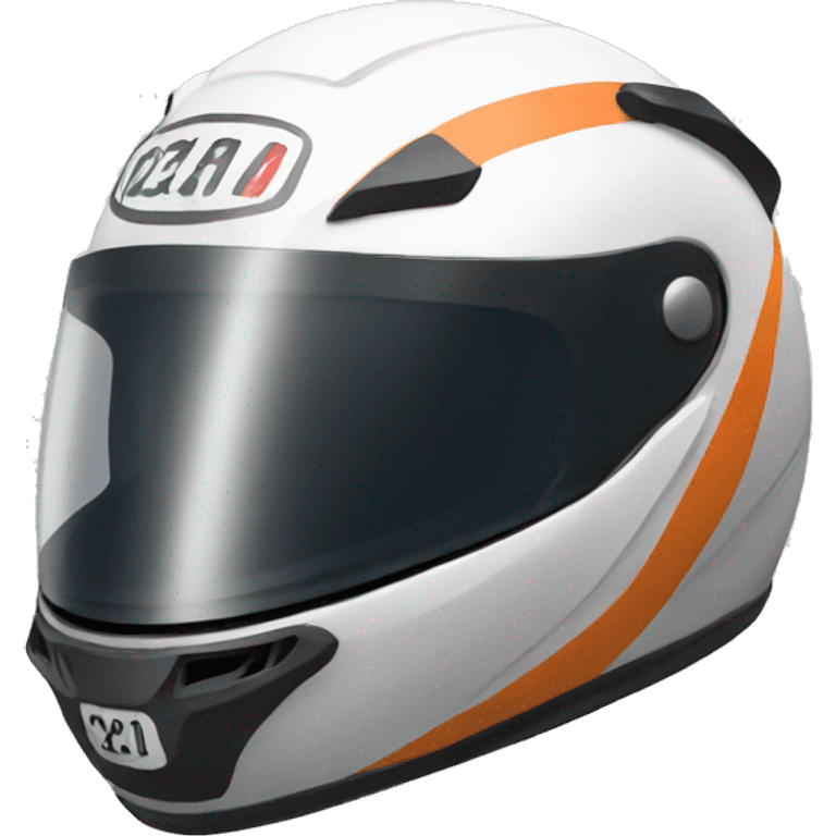 racing helmet  emoji