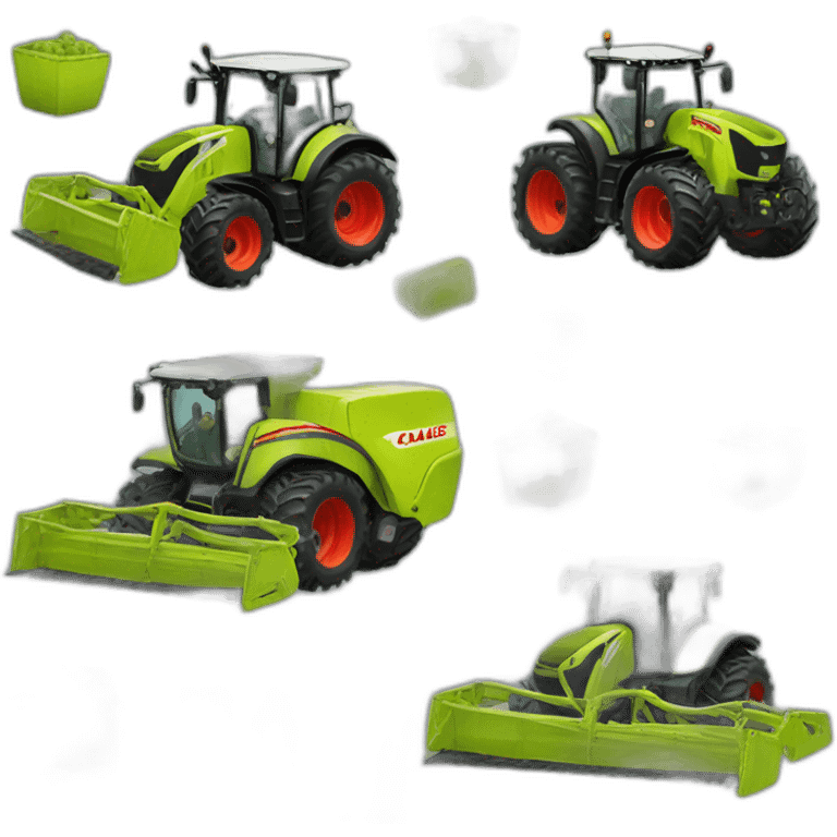 A tractor claas emoji