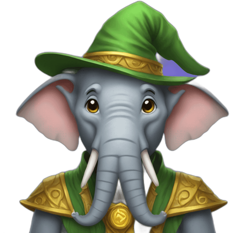 elephant wizard emoji