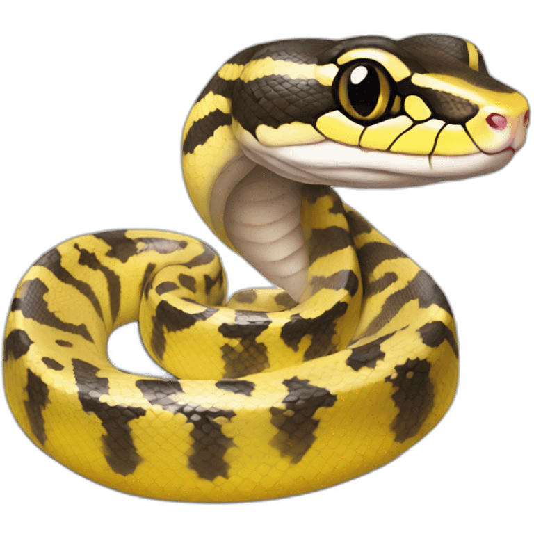 Banana Ball Python Full Body emoji