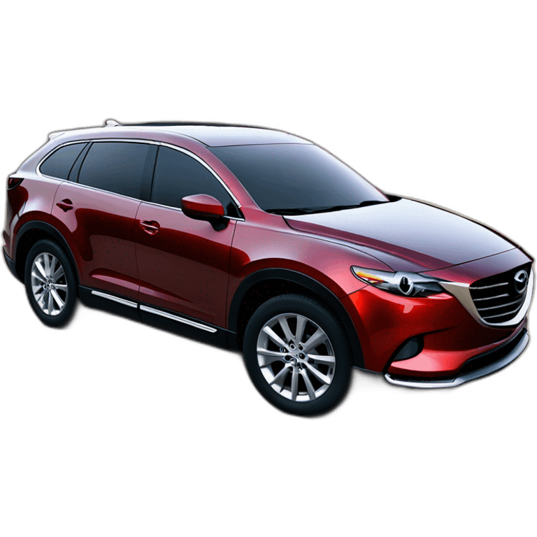 Mazda-CX9-2008-red emoji