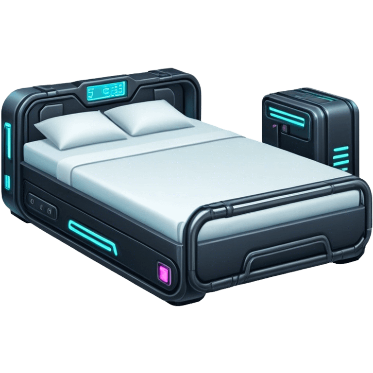 Cyberpunk bed emoji