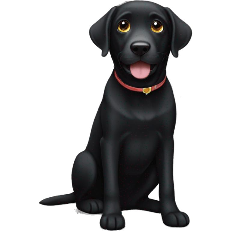 Black Labrador emoji