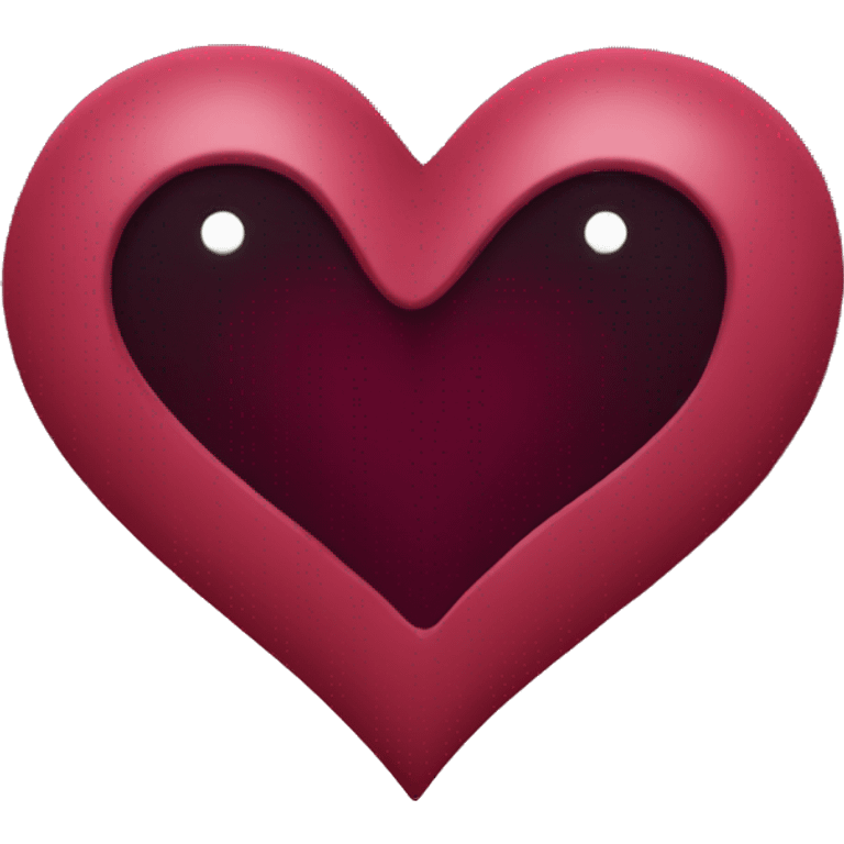 Maroon Heart emoji