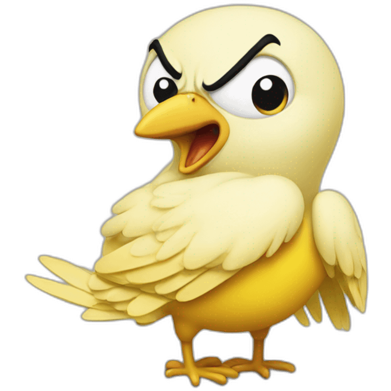 Angry Tweety Pie emoji