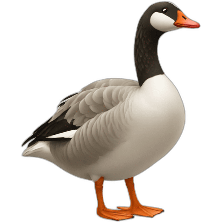 In love goose emoji