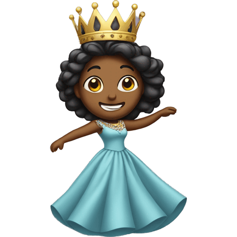 Queen dancing emoji