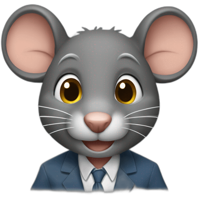 Un rat étudiant emoji