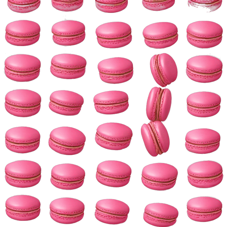 Pink macarons emoji