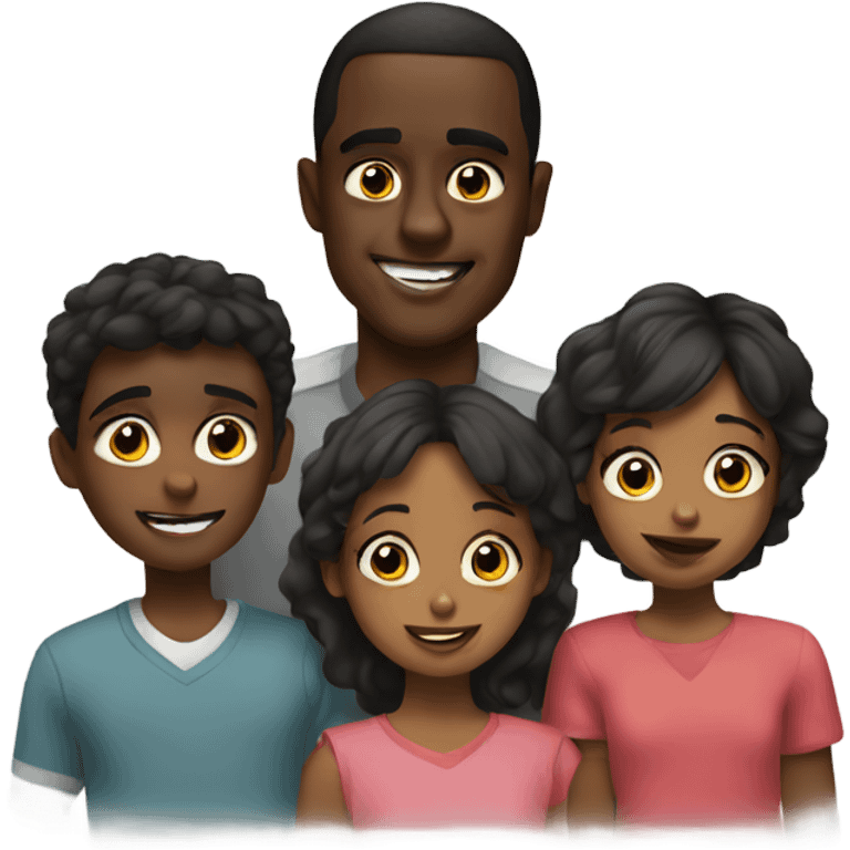 Diddy with kids emoji