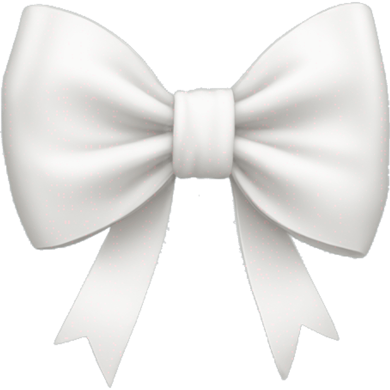 White bow emoji