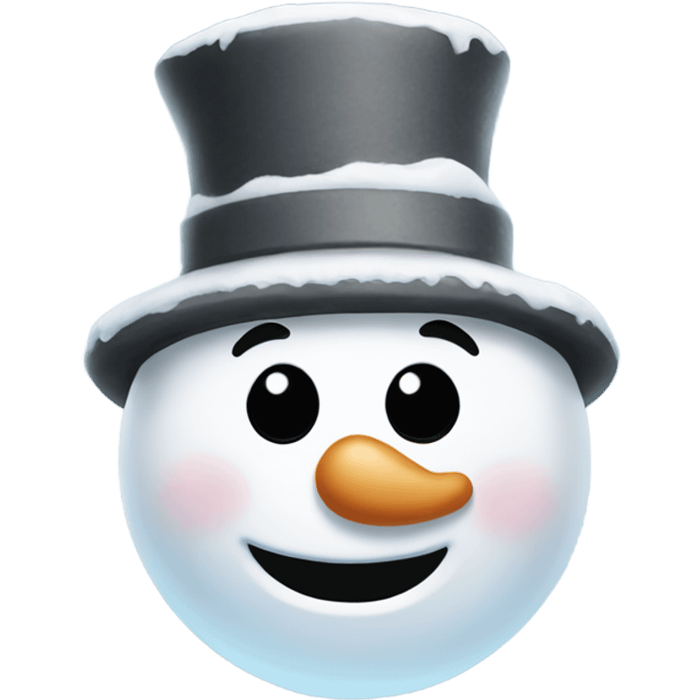 Frosty the Snowman ￼ emoji