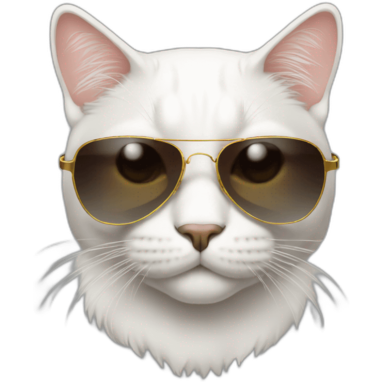 cool cat wearing sunglasses emoji