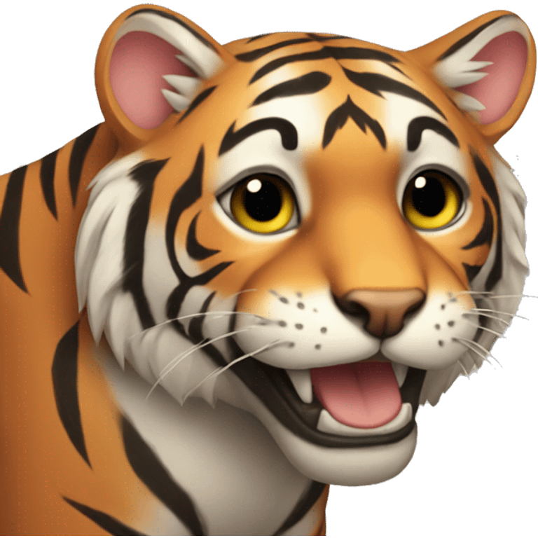 chatgpt with cute tiger emoji