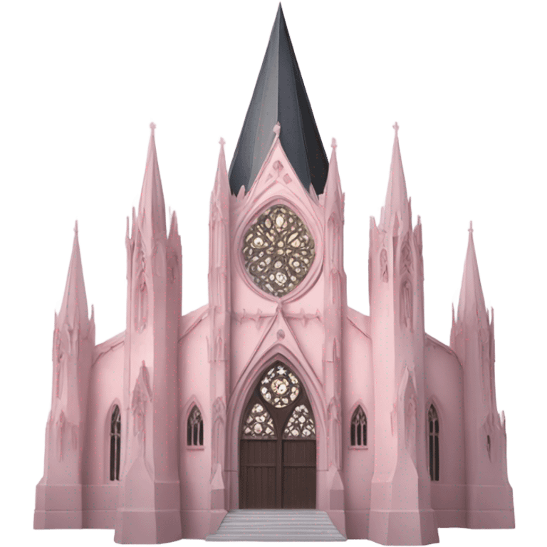 Light pink gothic cathedral emoji