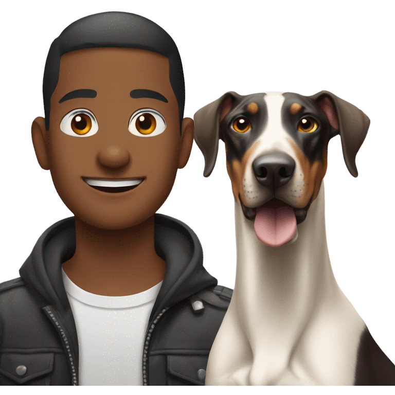 swan and doberman emoji