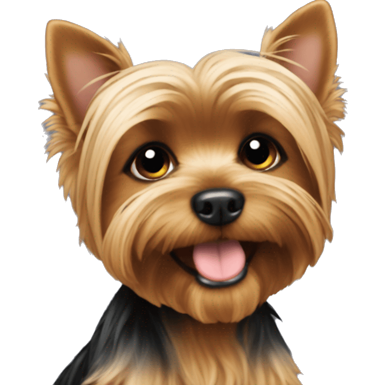 Emoji dog yorkie love emoji