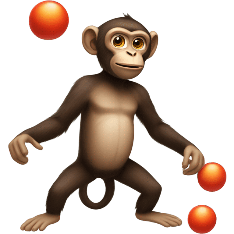 monkey juggling emoji