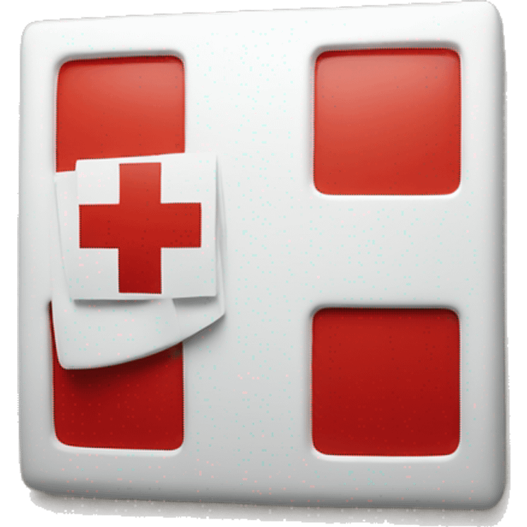 Red cross sign emoji