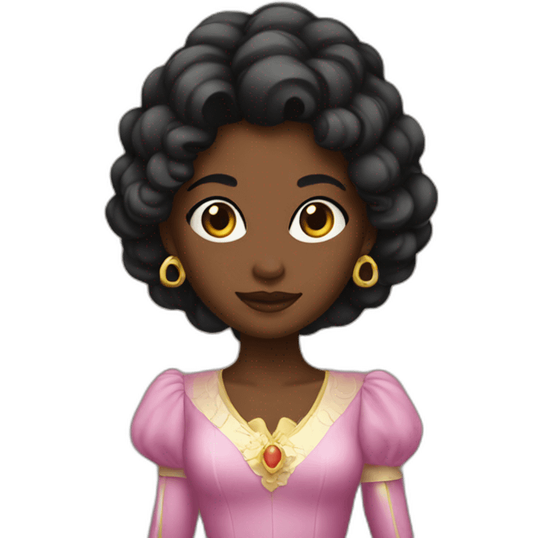 Princesa negra emoji