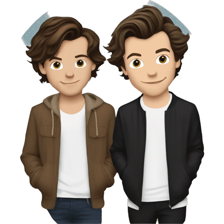 louis tomlinson and harry styles emoji