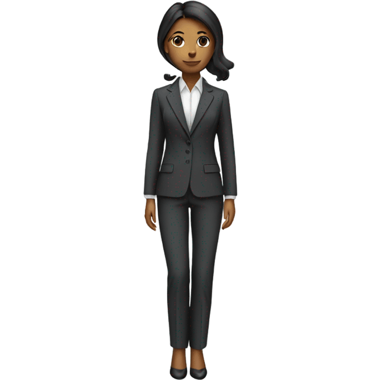 Girl with a work suit  emoji