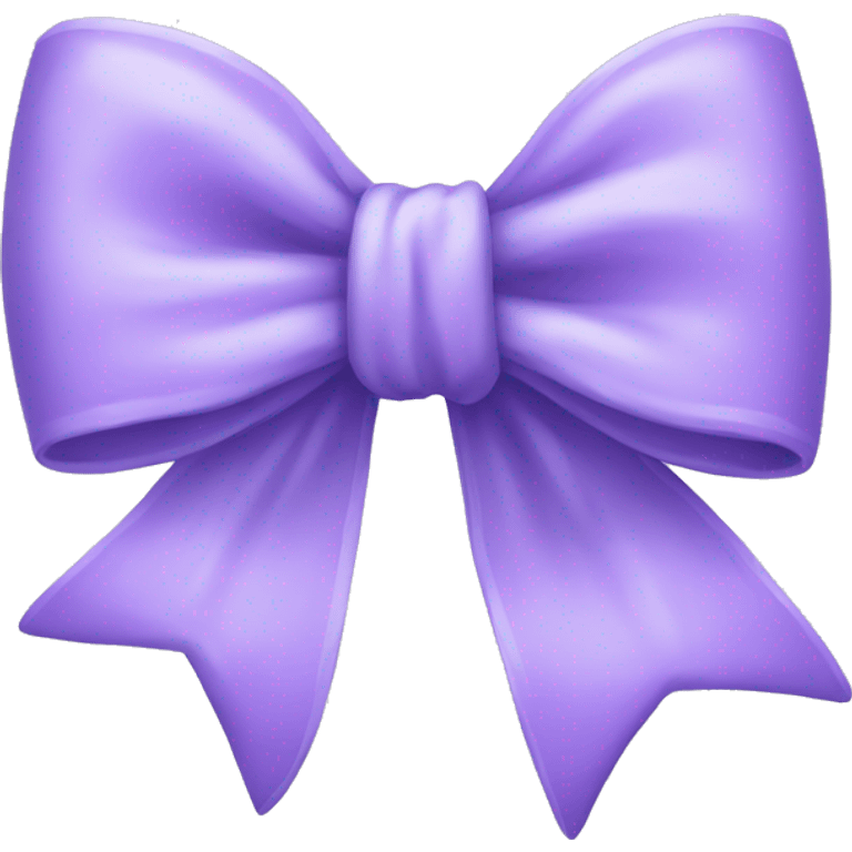 Lavender bow  emoji