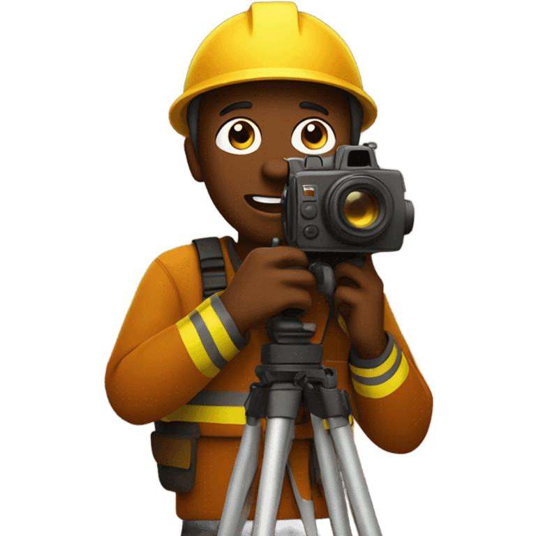  Cameraman in a wildfire emoji