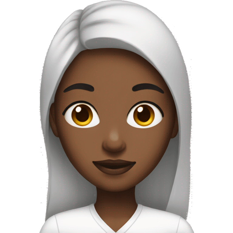 Girl with skincare  emoji