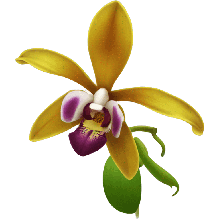 orquídea emoji