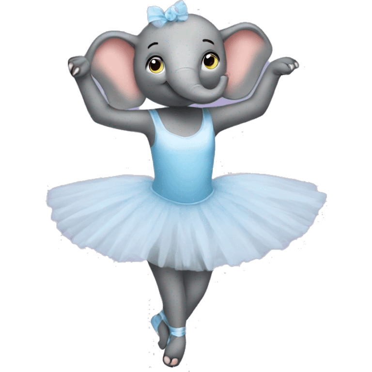 Elephant ballerina  emoji