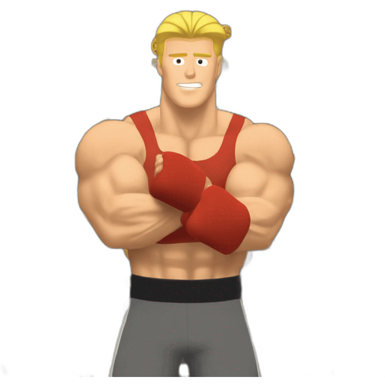 Rocky hugging Ivan Drago emoji