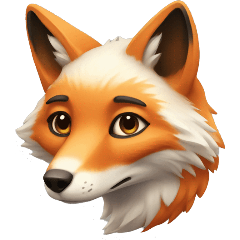 colored fox emoji