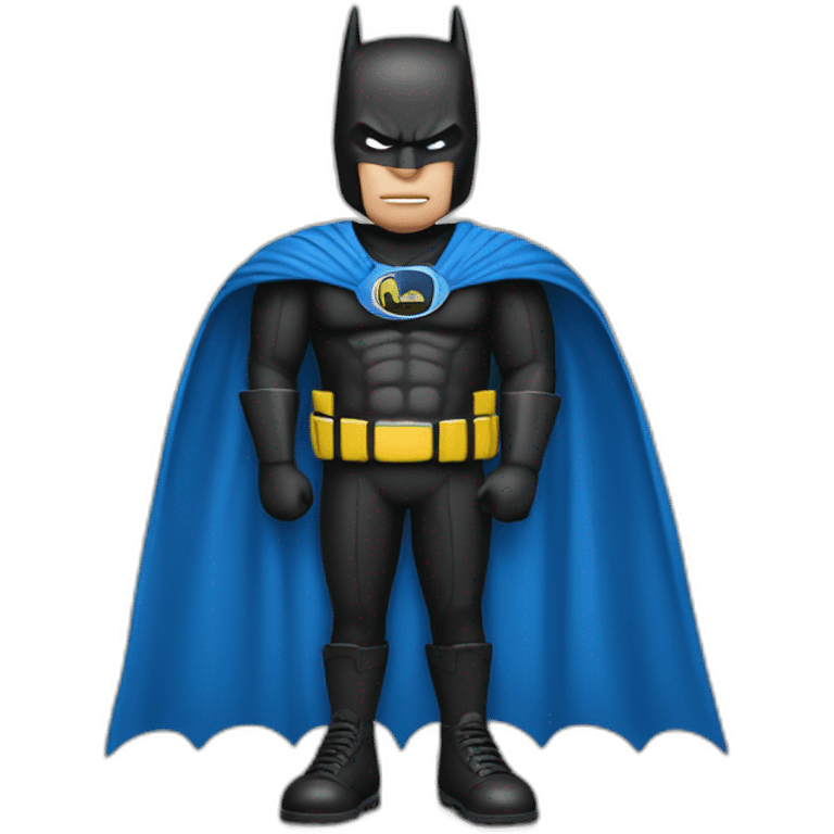 Batman dressed up at a football referee  emoji